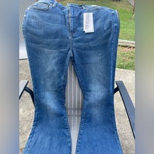 Judy Blue size 13 flare leg jeans NWT